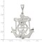 Sterling Silver Mariners Cross Pendant Charm Jewelry 55mm x 34mm